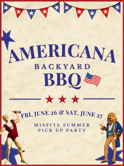 Misfits Americana Backyard BBQ Pick Up Party